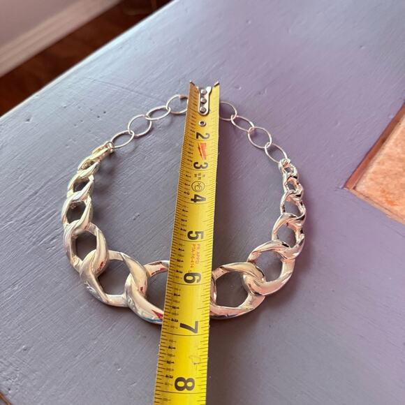 Simon Sebbag Chainlink 925 Sterling Silver Necklace - Picture 5 of 8